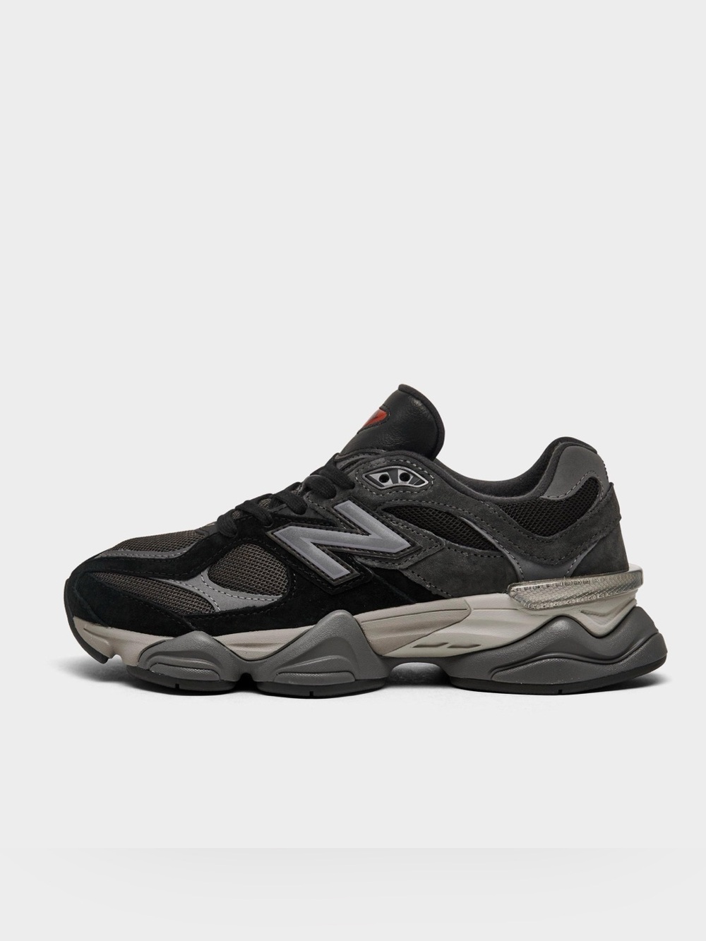 New Balance 9096 Unisex Casual Sneakers in Black & Gray | WORN ONCE W9/M7 - Picture 2 of 7